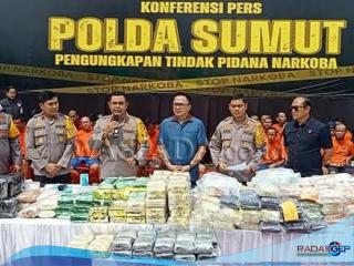 Sepekan Awal 2025, Polda Sumut Tangkap 31 Pemain Narkoba